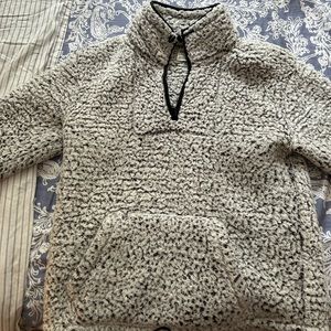 PINK extra small Sherpa quarter zip